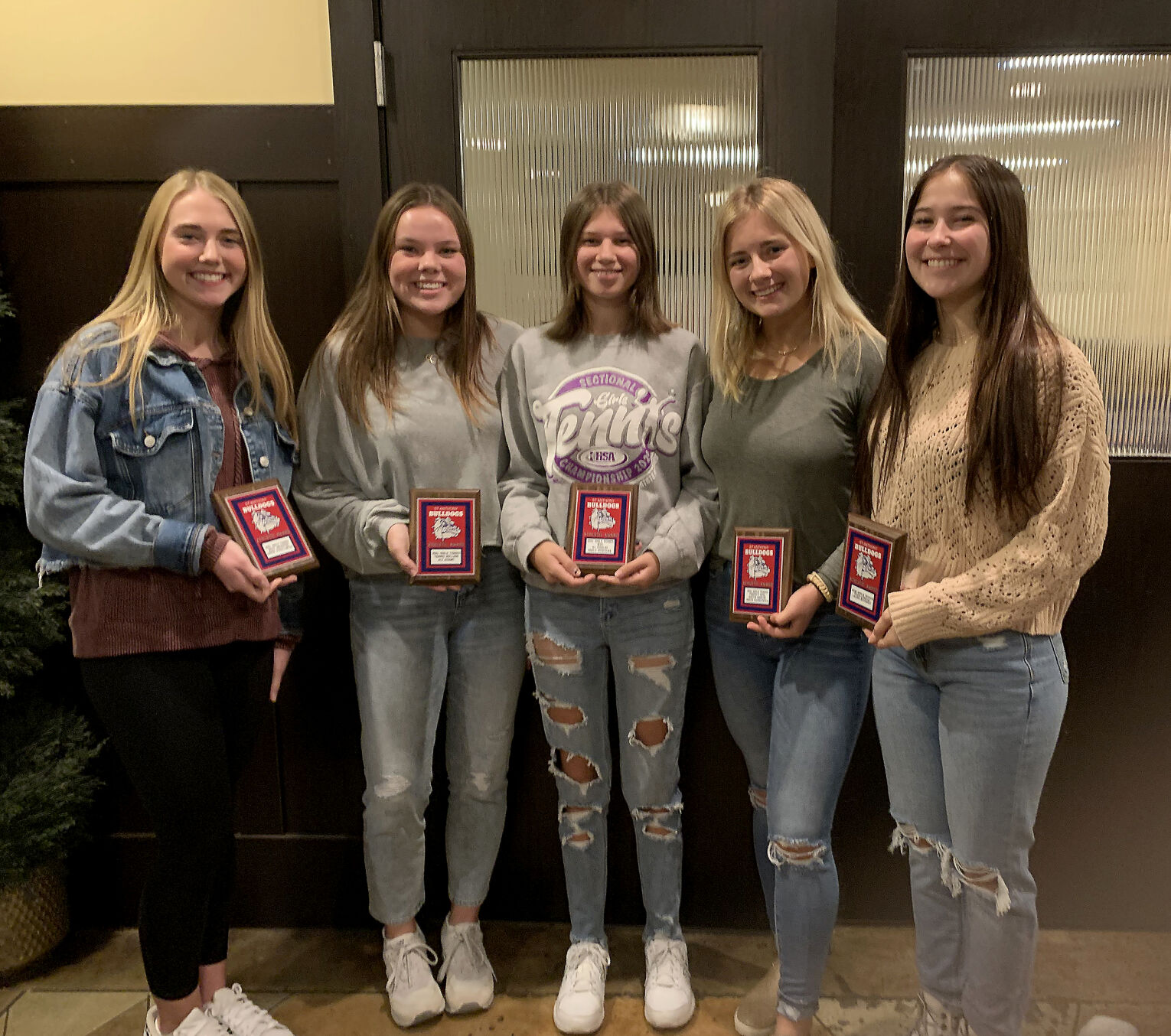 St. Anthony girls tennis names award winners